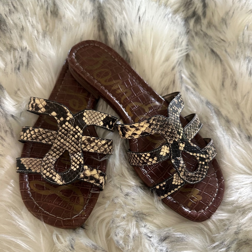 Sam Edelman Snake Skin Sandals
